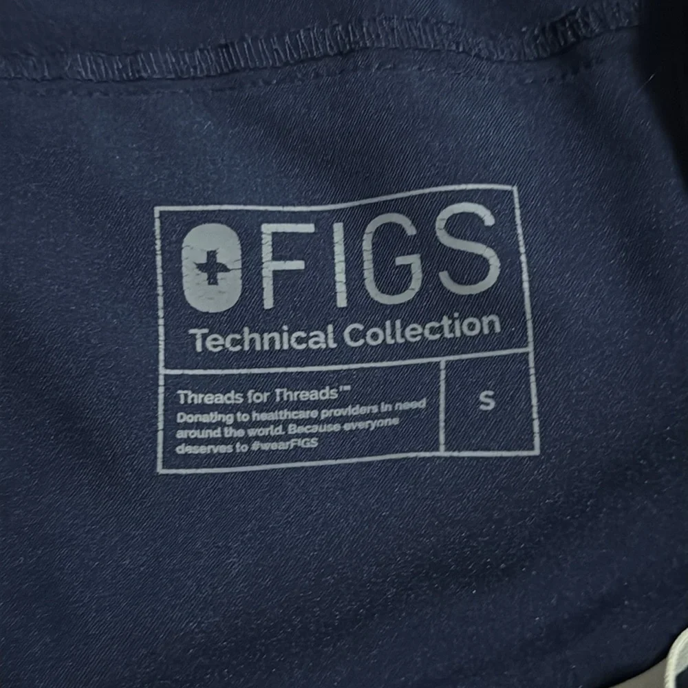 Figs Tansen Jogger Scrub Pants Slim 5-Pocket Navy-Small